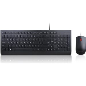Combo teclado y ratón Lenovo Essential cable USB Negro en español (NUEVO)