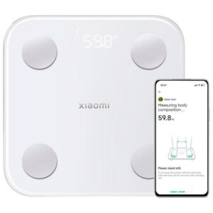 Báscula de baño Xiaomi Body Composition Scale S400 Electrónica Blanca Usado