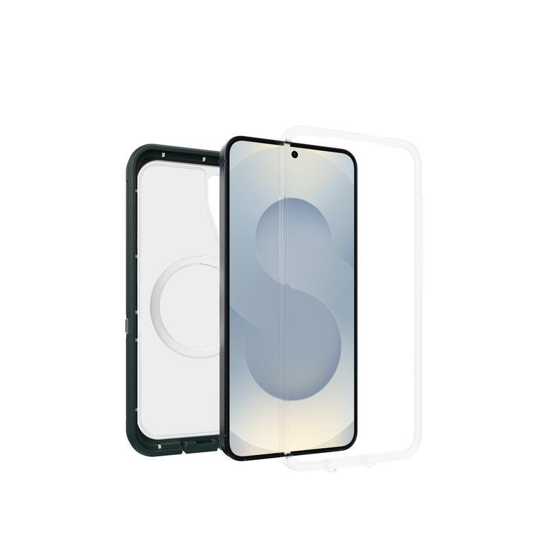 Funda Defender XT Cover plástico verde transparente con imanes para Galaxy S25 - Imagen 4