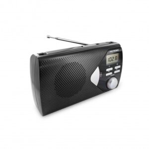 Radio Metronic Portátil AM / FM con función de despertador - Negro Usado *