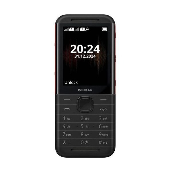 Teléfono móvil Nokia 5310 Negro-Rojo 2G DS GSM - Imagen 2