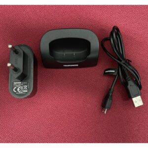 Base de carga original Telefunken para Telefunken TM250 + cargador y cable USB