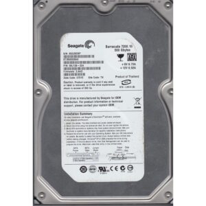 Disco Duro Seagate Barracuda 500GB SATA 3,5" 7200RPM ST3500830AS Usado