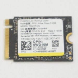 Unidad de estado solido SSD Phison 512GB NVMe PCIe Gen4x4 M.2 2230