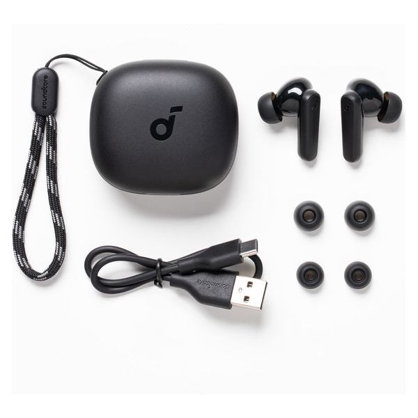 Auriculares inalámbricos Bluetooth SOUNDCORE R50i Negro Usado - Imagen 2